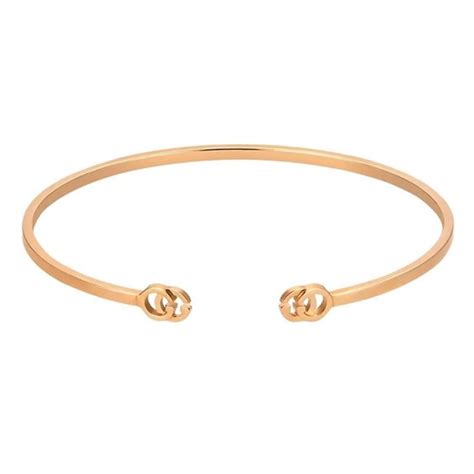 bracciale gucci d'oro ovale con gancetto|bracciale gucci donna.